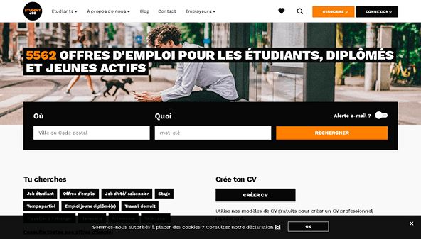 Studentiškas darbas (studentjob.fr)
