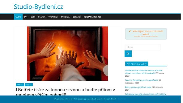 Студійне житло (studio-bydleni.cz)