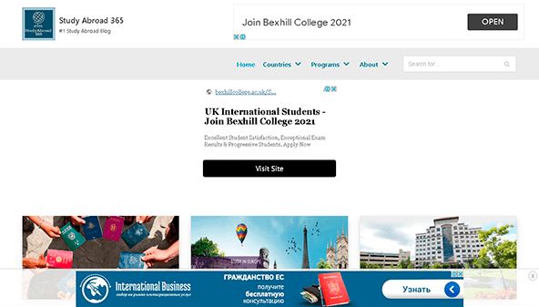Навчання за кордоном 365 (studyabroad365.com)