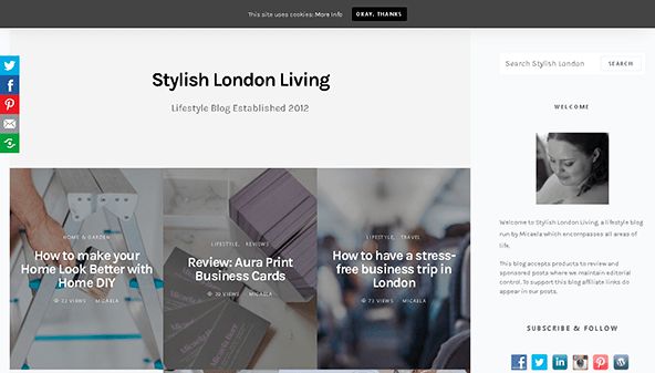 Vivere con stile a Londra (stylishlondonliving.co.uk)