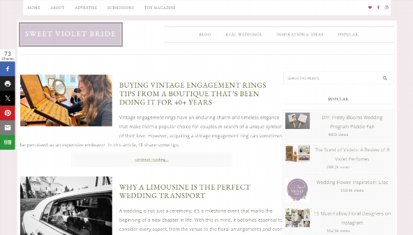 sweetvioletbride.com