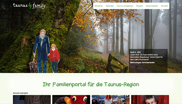 Taunus 4 perhe (taunus4family.de)