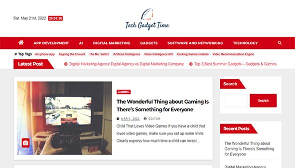 Hora de los gadgets tecnológicos (techgadgettime.com)