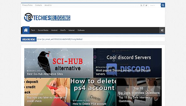 Techies blogolás (techiesblogging.com)