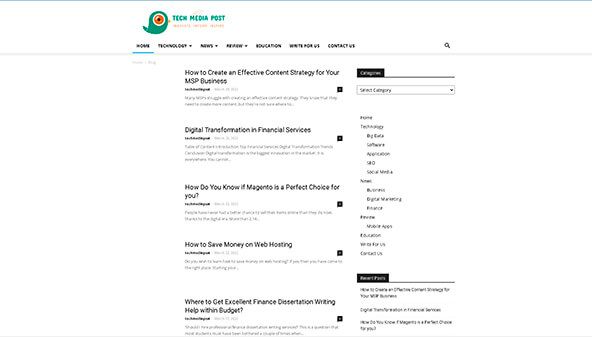 Puesto en los medios tecnológicos (techmediapost.com)