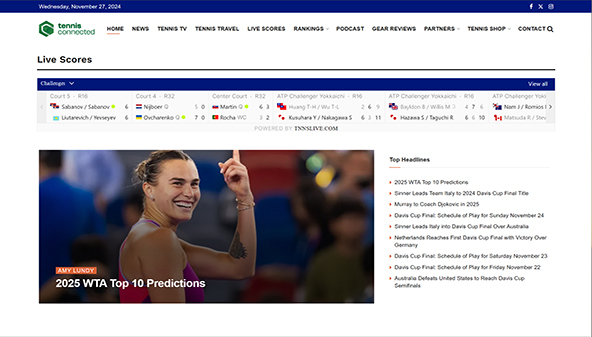 tennisconnected.com