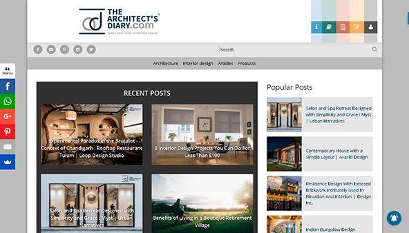 Le journal des architectes (thearchitectsdiary.com)