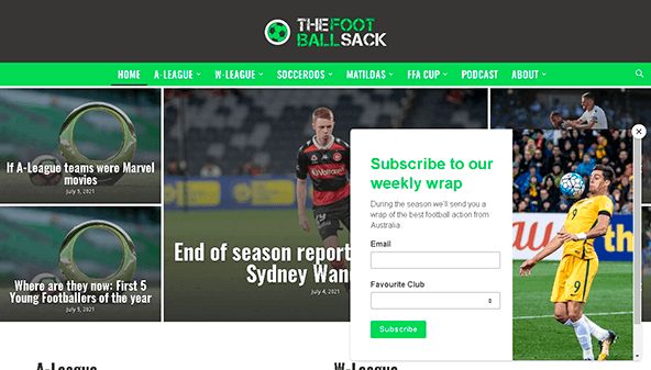 Der Fußballsack (thefootballsack.com)