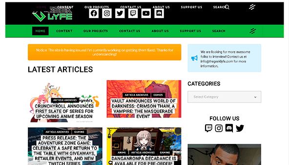 Geek lyfe (thegeeklyfe.com)