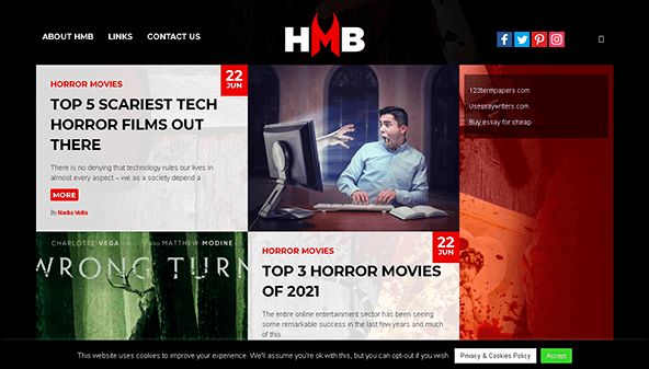 Siaubo filmų dienoraštis (thehorrormoviesblog.com)