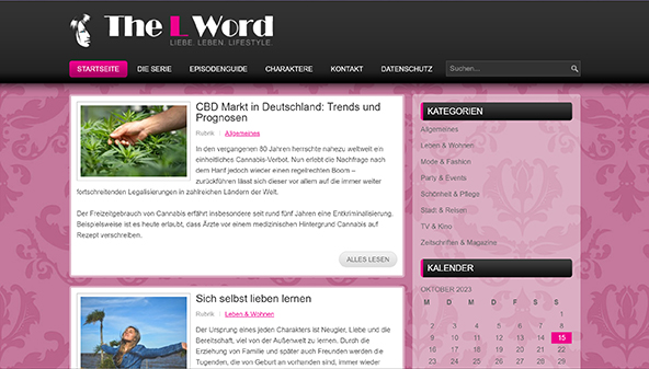 L-ordet på nettet (thelwordonline.de)