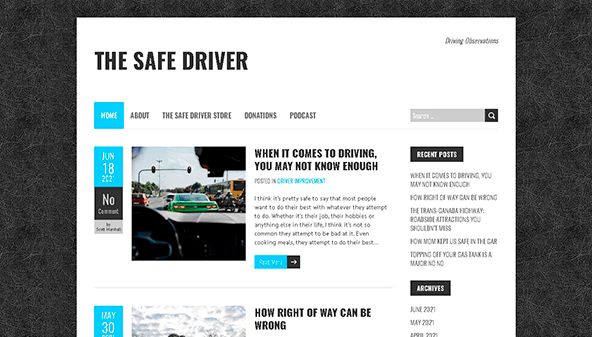 Bezpieczny kierowca (thesafedriver.ca)