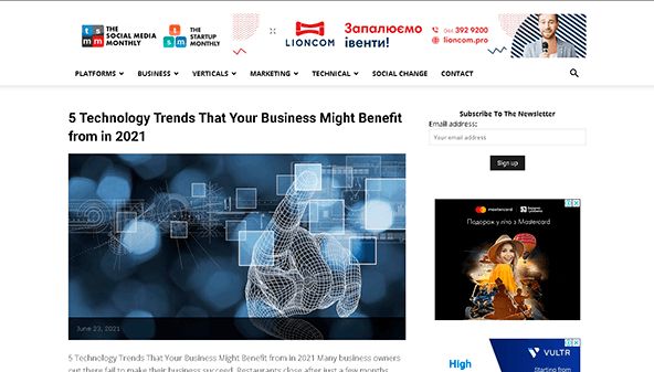 Socialinės žiniasklaidos mėnesinis (thesocialmediamonthly.com)