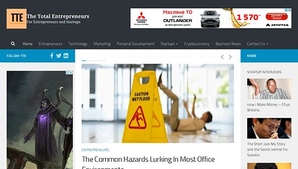 Iš viso verslininkų (thetotalentrepreneurs.com)