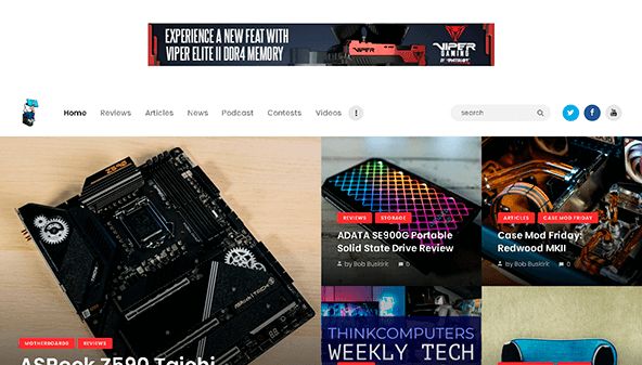Tenk datamaskiner (thinkcomputers.org)