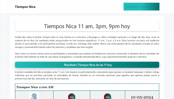 tiemposnicahoy.lat