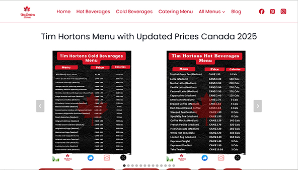 timhortonmenu.ca