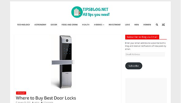 Blogg med tips (tipsblog.net)