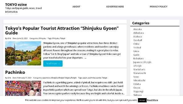 Tokió ezine (tokyoezine.com)