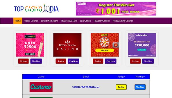 Bästa kasinon Indien (topcasinoindia.in)