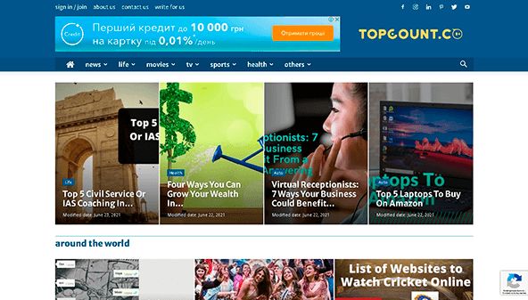 Toppräkning (topcount.co)