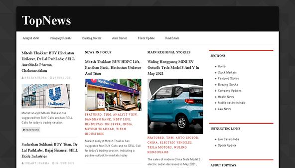 Las mejores noticias de la India (topnews.in)