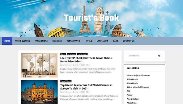 Livro do turista (touristsbook.com)