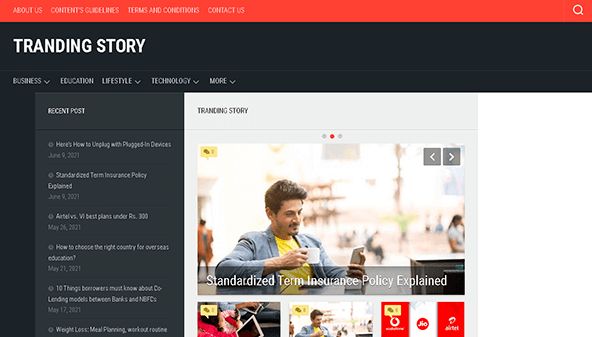 Trandingin tarina (trandingstory.com)