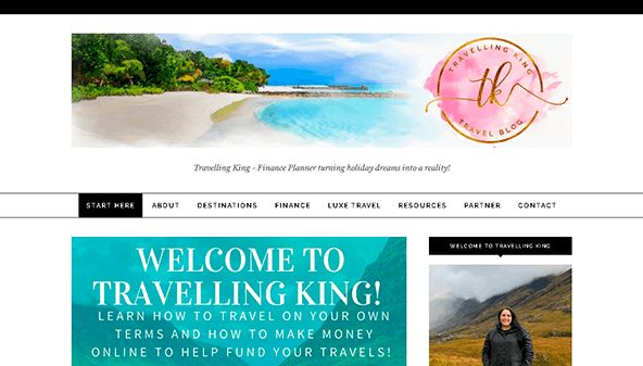 Resande kung (travellingking.com)