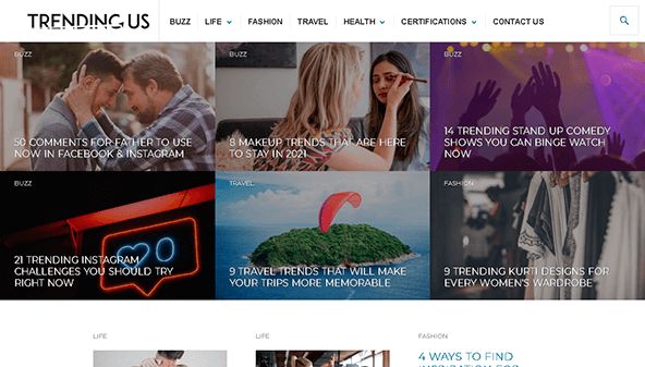Trending us (trendingus.com)