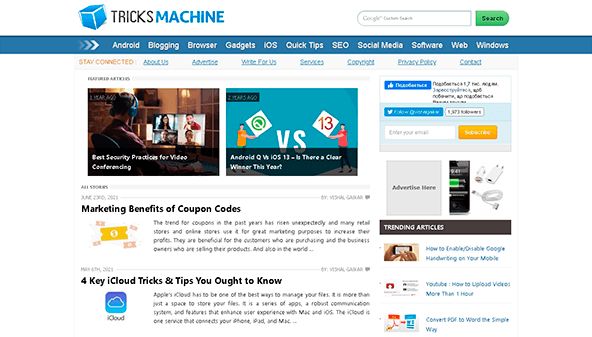 Triks maskin (tricksmachine.com)