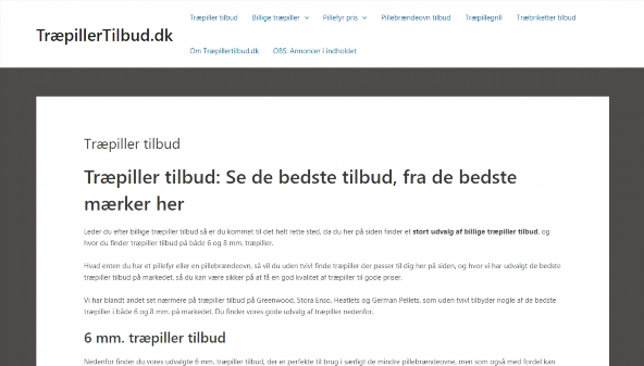 træpillertilbud.dk