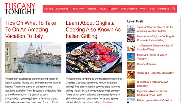Toscana tänä iltana (tuscanytonight.com)