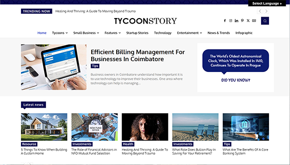 Storia del tycoon (tycoonstory.com)