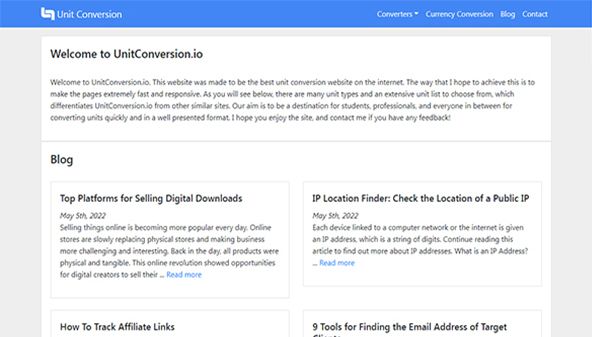 Conversão de unidades (unitconversion.io)