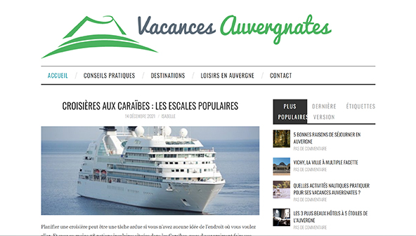 Férias de Auvergne (vacances-auvergnates.com)
