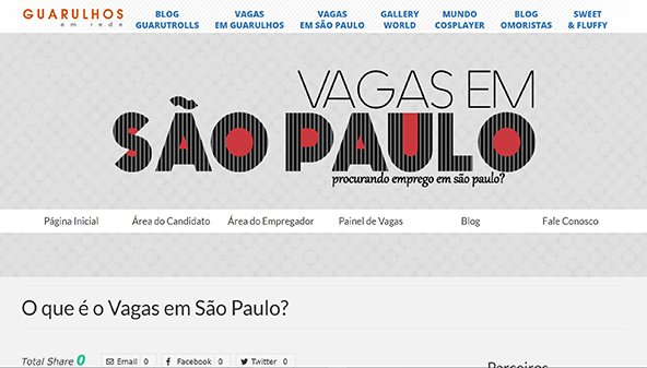 Munkahelyek ebben São Paulo (vagasemsaopaulo.com)