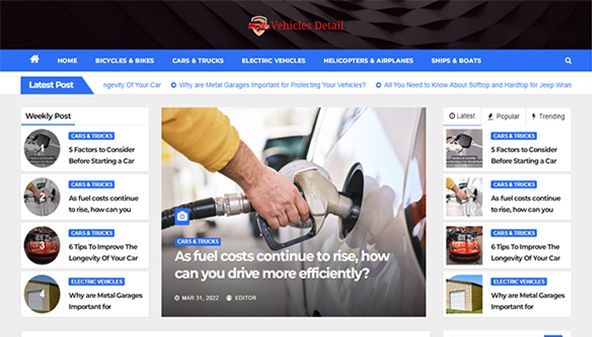 Szczegóły pojazdu (vehiclesdetail.com)