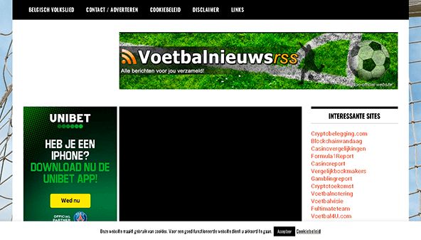 أخبار كرة القدم rss (voetbalnieuwsrss.be)