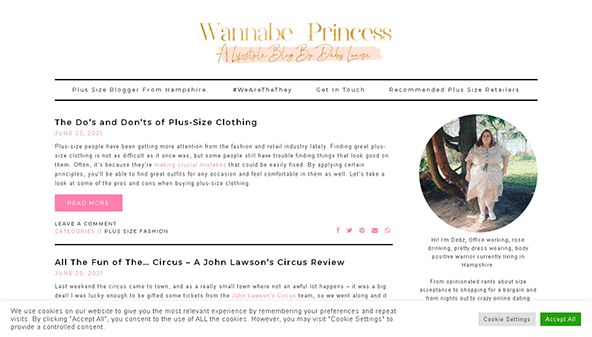 Vill bli prinsessa (wannabeprincess.co.uk)