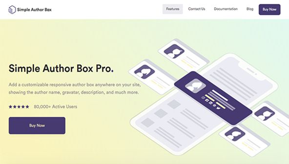 Cuadro de autor de WP (wpauthorbox.com)