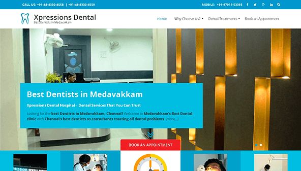 مستشفى اكسبريشنز لطب الاسنان (xpressionsdental.in)