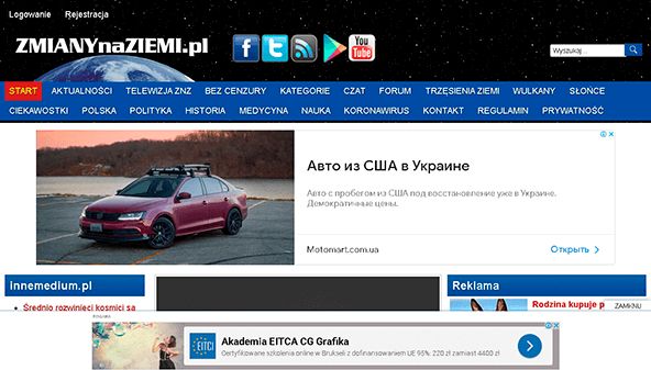 التغييرات على الأرض (zmianynaziemi.pl)